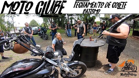 MOTO CLUBE: Fechamento de COLETE (BATISMO)