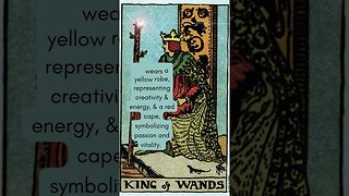 TAROT- The KING OF WANDS ~ What is in the cards? #shorts #tarot