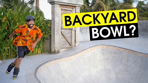 GIANYAR BACKYARD BOWL (the quest for Bali's best Skate Spot)