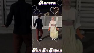 Aurora Fun In Japan #shorts #shortvideo #beautiful #singer #aurora