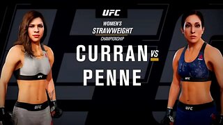 EA Sports UFC 3 Gameplay Jessica Penne vs Kailin Curran