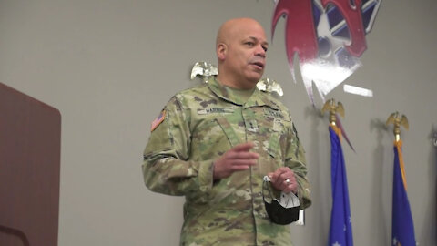 Ohio National Guard leadership speaks to deploying 179th members