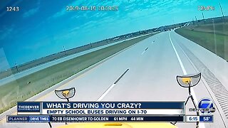 What's Driving you Crazy? Empty school buses on I-70