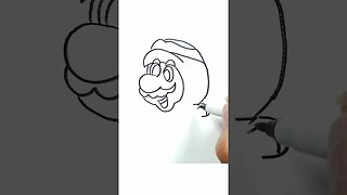 How to Draw and Paint Super Mario as Raphael from Teenage Mutant Ninja Turtles