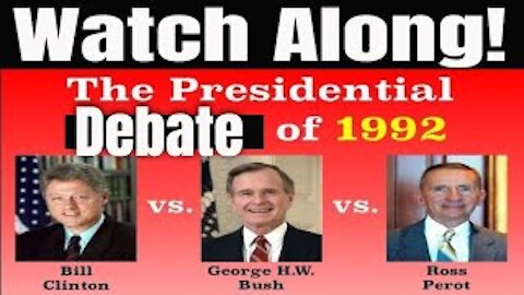 1992 Presidential Debate | US Politics Live Streamer Channel | C span Live Stream Happening Right