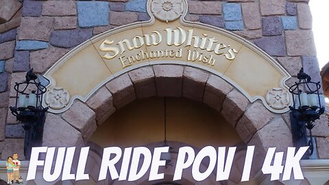 We Ride Snow White's Enchanted Wish in Disneyland | Disneyland California | 4K Low Light Ride POV
