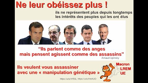 Dictature covid 19 : La désobéissance civile, le seul atout contre le totalitarisme de Macron?