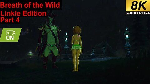 Breath of the wild Linkle edition Part 4 Path to Zora's Domain (rtx, 8k) Heavily modded