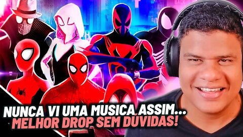 (QUE NIVEL MÚSICAL TOP!) ARANHA-VERSO (Multiverso Homem Aranha) RhubiFlow | React Anime Pro