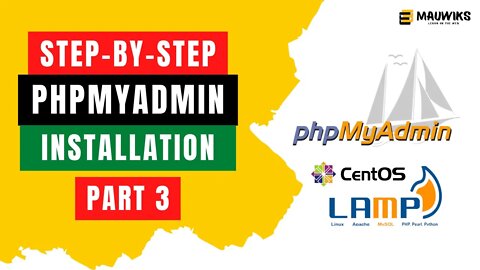 How to Install PHPMyAdmin in Linux CentOS 7 with LAMP - FREE HOSTING for WordPress Part 3