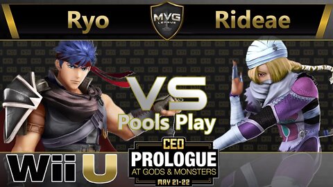 MVG|Ryo (Ike) vs. GoTE|Rideae (Sheik) - Pools Play - CEO Prologue