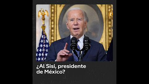 Biden confunde al presidente egipcio Al Sisi con López Obrador