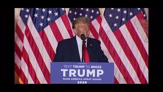 Can you disagree? Clips from DJT announcing his presidency speech.