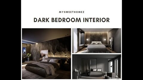 ⭐Fabulous Dark Bedroom Interiors⭐