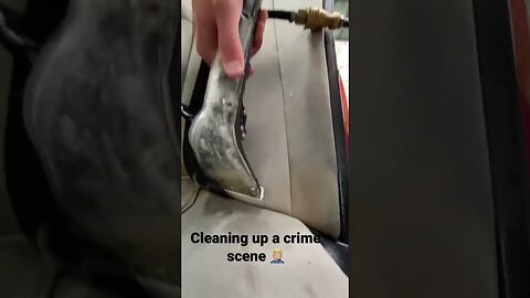 Cleaning up a crime scene