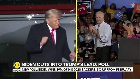 US: Trump leads Biden by slim 1% margin in latest poll | World News