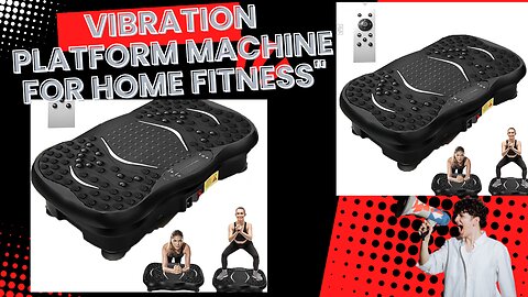 "Shake Off Fat: Wemart's Mini Vibration Platform Machine for Home Fitness"