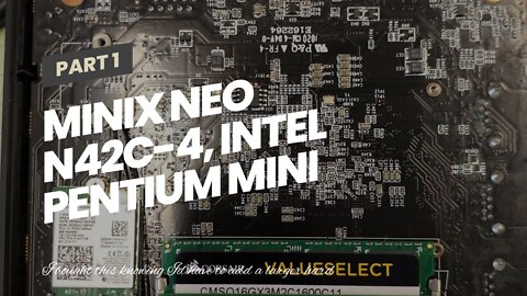 MINIX NEO N42C-4, Intel Pentium Mini PC Windows 10 Pro (64-bit) [4GB32GBUpgradeable4K @ 60Hz...