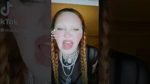 When you don't want to grow up ft. Madonna on TikTok lip-synching to rap