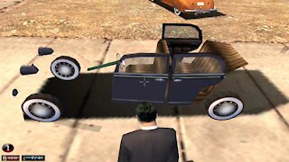 Mafia: The City of Lost Heaven - A car disappears piece by piece (in Free Ride Extreme)