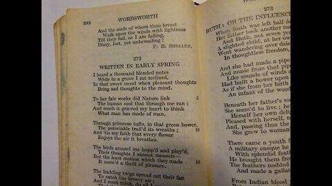 Written In Early Spring - W. Wordsworth