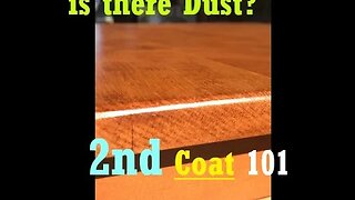 Staining Dining Table | 2nd Coat| Oil Based Polyurethane | Closer Look | Is there Dust? DIY 101