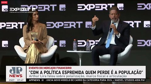 Em evento, Arthur Lira fala sobre polarização, marco fiscal e articulação