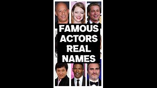 Famous Actors Real Names