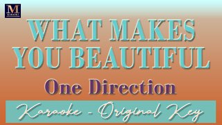 What Makes You Beautiful - Karaoke With Guide Melody (One Direction)