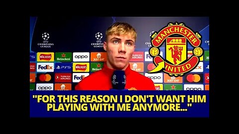 URGENT! PROBLEM REVEALED! HOJLUND EXPRESSES DISSATISFACTION WITH TEAMMATE! MAN UNITED NEWS