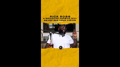 @richforever A mediocre person will never see your vision