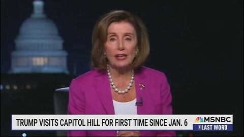 Pelosi Claims Trump, Who Doesn't Drink, Went To A Bar To Meet GOP