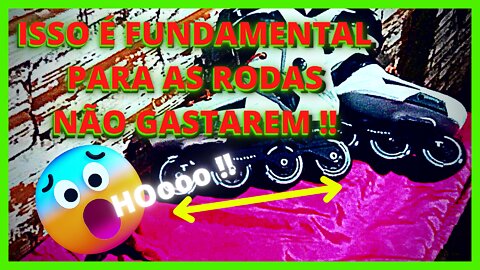 COMO FAZER RODÍZIO DAS RODAS DO PATINS p/GASTAR MENOS/HOW TO MAKE SKATING WHEELS ROTATION-SPEND LESS