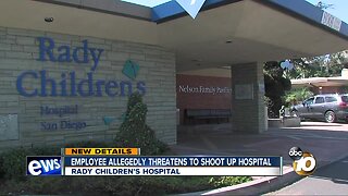 Rady Children's Hospital steps up security after employee's alleged threat