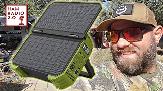 BROWEY Portable Power Station with Built-In Solar Panel - LOOK!