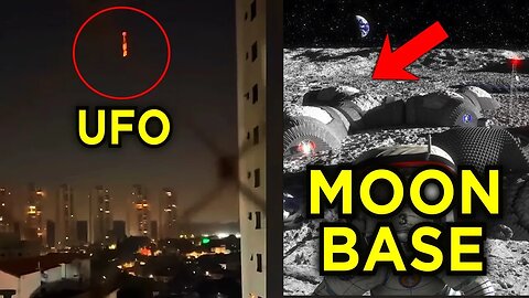 They Are HERE 👁 - 5 Mile Alien MOONBASE Found On The Moon? (UFOs Caught on Camera)