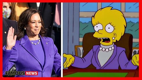 The Simpsons Predicted Kamala Harris Inauguration | Famous News