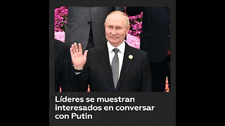 Líderes mundiales se acercan a Putin tras foto grupal en el Foro de la Franja y la Ruta