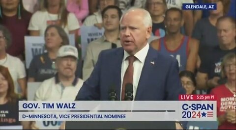 Tim Walz Claims Democrats Are Party Of Freedom