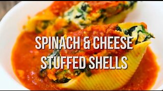 Vegetarian Spinach & Cheese Stuffed Shells