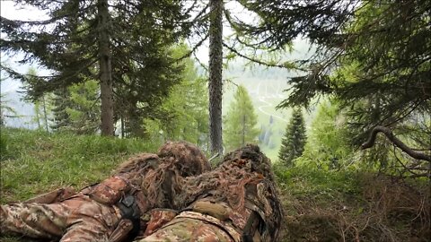 U.S. and Italian Snipers Engage Targets - Frozen Dart 22