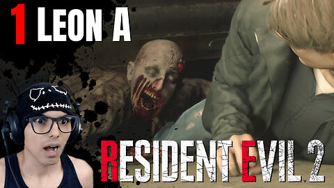 1) Resident Evil 2 Remake - Leon A Playthrough Gameplay