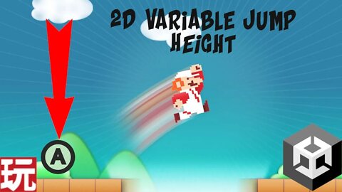 Unity PlayMaker How to set up 2d variable Jump Height!