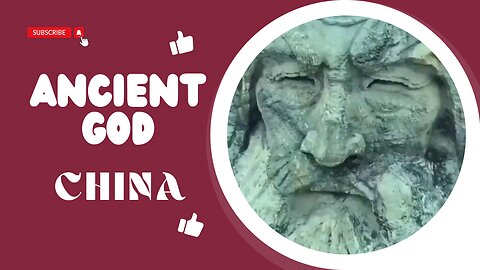 Sculpture of the ancient god China #china