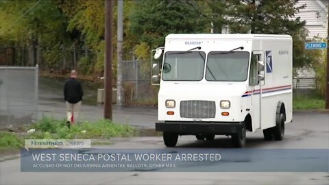 Postal worker accused of staling ballots, other mail