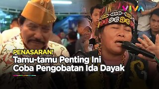 Tamu-tamu Penting Coba Pengobatan Ida Dayak