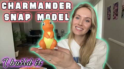 Bandai Pokemon Snap Model! Charmander! I Build It For The First Time!