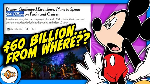 Disney Dumping $60 BILLION into Theme Parks?! Stock PLUMMETS!