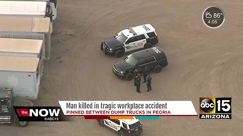 Man killed in accident at workplace in Peoria
