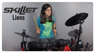 Lions - Skillet | Drum Cover - Artificial The Band